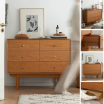 Fuurn SE3437 Zen Petite 置物櫃 (天然櫻桃木)